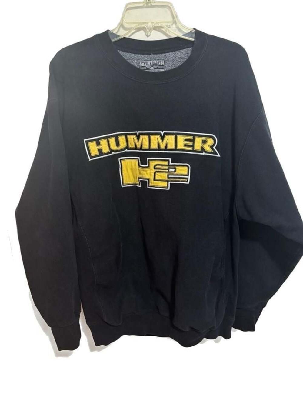 Vintage Y2K Steve & Barry's Hummer Embroidered Crewneck Sweatshirt